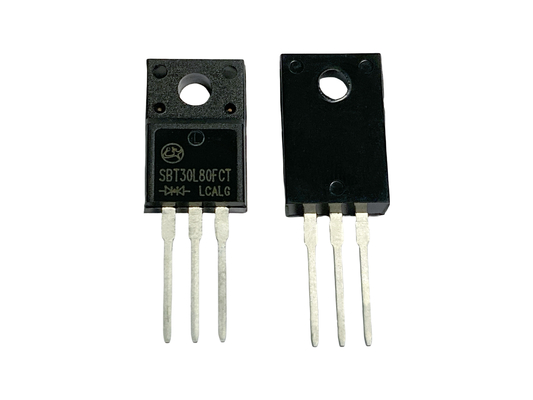 30A80V SBT30L80FCT TO-220F High efficiency Low VF Schottky Diodes For Power Supplies