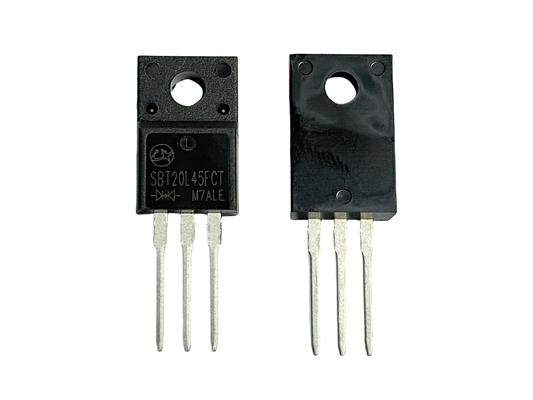 20A45V SBT20L45FCT TO-220F Low VF Schottky Diodes For Rectifier And Adapters