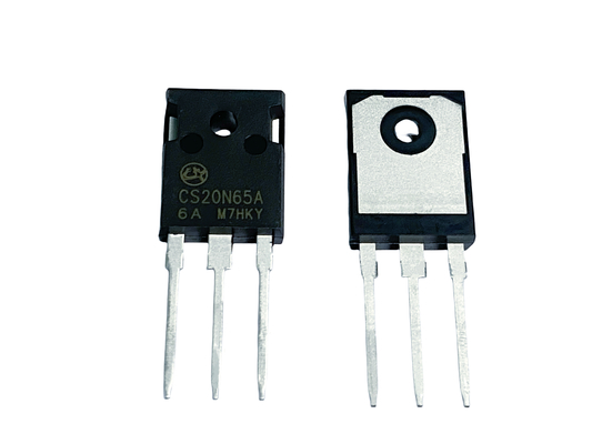 20A650V CS20N65A6 N Channel High Voltage MOSFET 100% Avalanche Tested