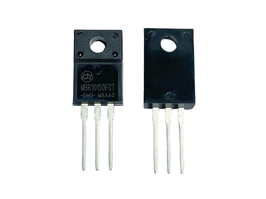 10A 150V MBR10150FCT Affordable Schottky Barrier Diodes For High Frequency Switching And On Board DC / DC Converters