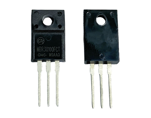 30A 100V Schottky Barrier Diodes Rapid Switching Speed And Low Reverse Recovery Time MBR30100FCT