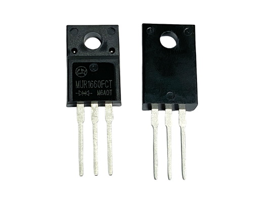 16A600V Fast Recover Diodes For Solar Panel Configurations MUR1660FCT