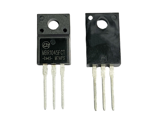 Renowned Lingxun Low VF MBR1045FCT Schottky Barrier Diodes For Cost Effective Power Supply