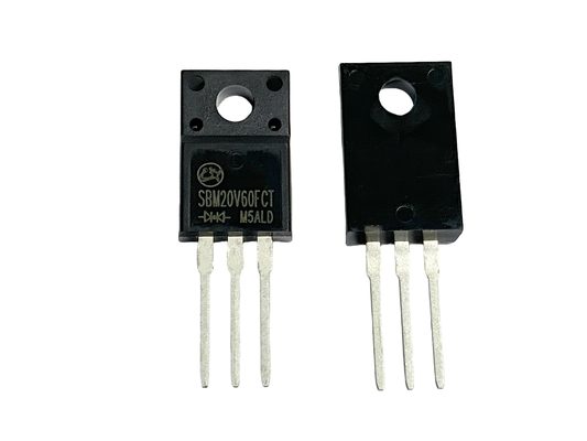 20V600A High current Low VF Schottky Diodes For LED Lighting SBM20V60FCT TO-220F